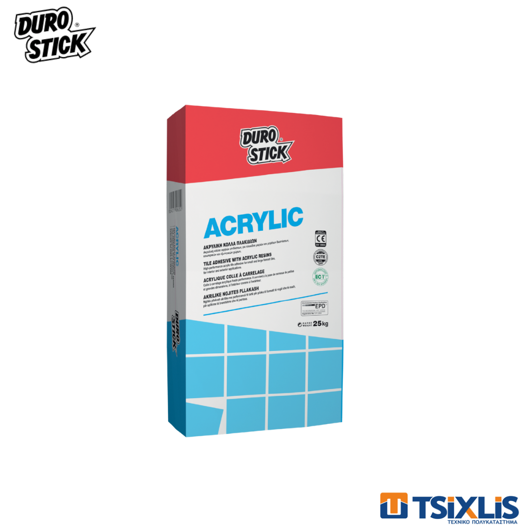 Ακρυλική Κόλλα Πλακιδίων DUROSTICK ACRYLIC 5kg