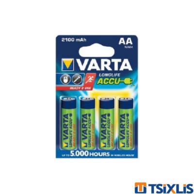 Επαναφορτιζόμενες Μπαταρίες AA VARTA