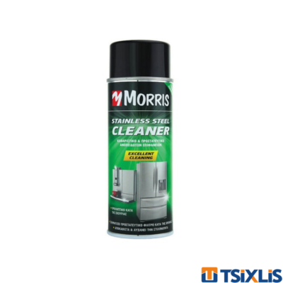 Καθαριστικό & Προστατευτικό Spray Ανοξείδωτων Επιφανειών 400ml MORRIS