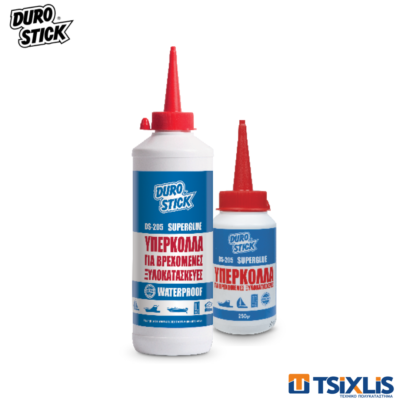 Yπερκόλλα Για Βρεχόμενες Ξυλοκατασκευές DUROSTICK DS-205 SUPERGLUE 250gr