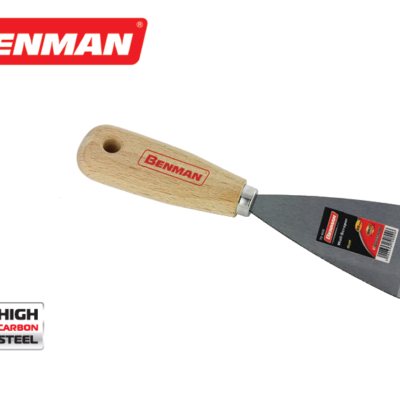 Σπάτουλα ξύστρα με ξύλινη κοντή λαβή BENMAN