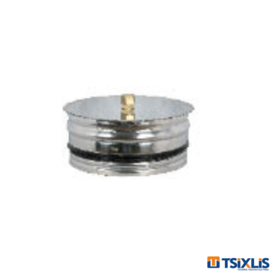 Τάπα Καθαρισμού Σόμπας INOX Φ80