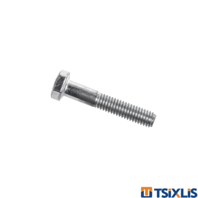 Βίδα Εξάγωνη Γαλβανιζέ Ημίπαση F.F. GROUP - 6mm (DIN931)