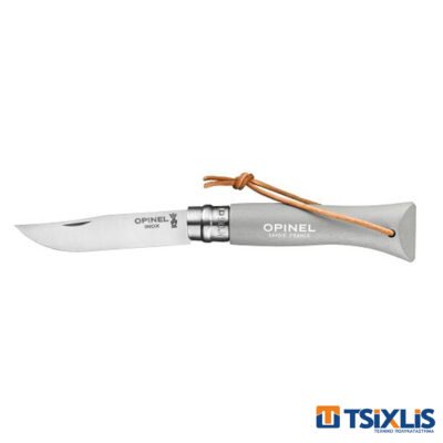 Σουγιάς OPINEL INOX Νο6 με δερμάτινο κορδόνι