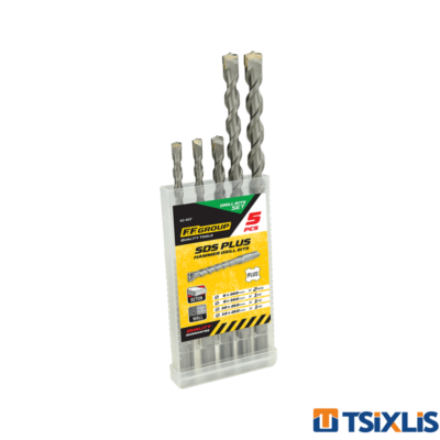 Σετ Τρυπάνια SDS-PLUS 5τμχ F.F. GROUP - (43406)