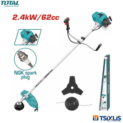 Θαμνοκοπτικό Βενζίνης TOTAL 62cc / 3.2Ηp - (TP5624411)
