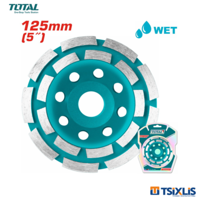 Δίσκος Λείανσης TOTAL 125x20mm Για Δομικα Υλικά - (TAC2421251)