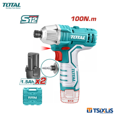 Μπουλονόκλειδο TOTAL Μπαταρίας 20V / 300Nm SOLO - (TIWLI20020)