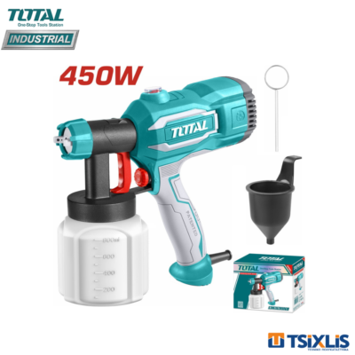 Πιστόλι Βαφής TOTAL 450W Με Κάτω Δοχείο - (TT3506)