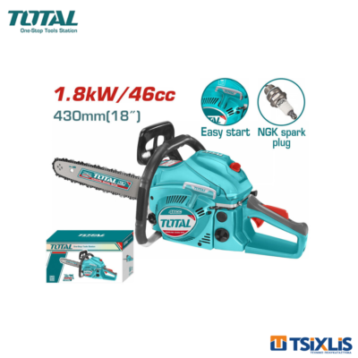 Αλυσοπρίονο Βενζίνης TOTAL 46cc / 2.2hp / 45cm - (TG5451811)