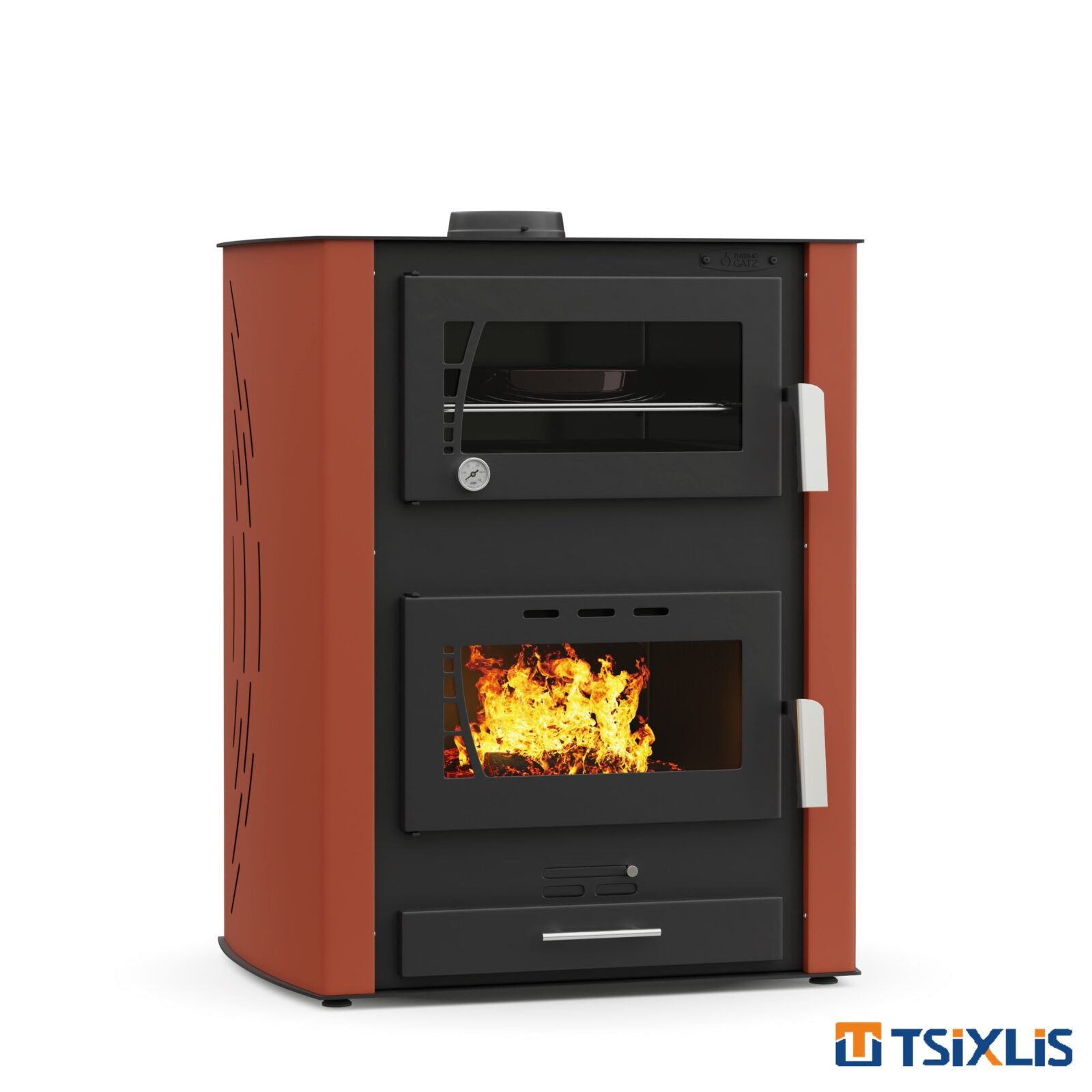 Σόμπα Boiler Ελληνικής Κατασκευής Με Φούρνο GSW 35 OVEN