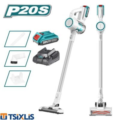 Σκουπάκι Μπαταρίας TOTAL Li-ion 20V & Μπαταρία 2Ah & Ταχυφορτιστής (TVLI2006)