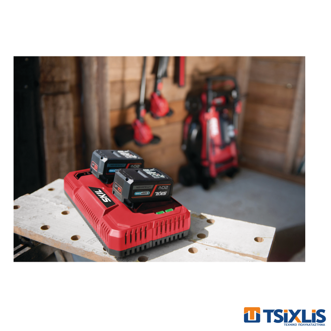 Ταχυφορτιστής Μπαταρίας Δύο Θέσεων 230v | 50Hz Skil - (CR1E3127AA)