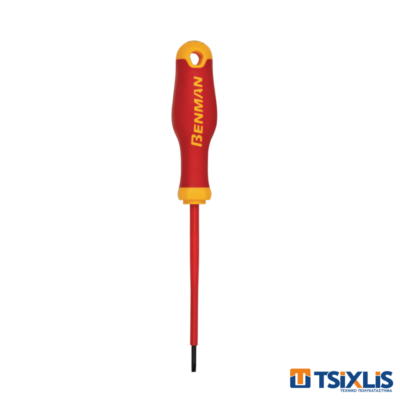 Κατσαβίδι Ίσιο VDE Ηλεκτρολογικό 3.0x100mm 1000V Benman - (72568)