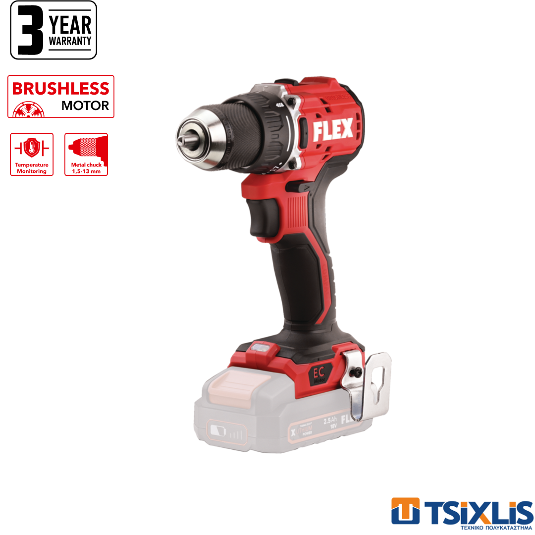 Δραπανοκατσάβιδο Μπαταρίας FLEX 18V SOLO - (530531)