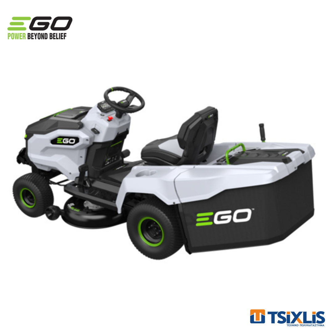 Σετ Χλοοκοπτικό Τρακτέρ EGO TR3800E-B+ Μπαταρία EGO BA2800E 5.0Ah & BA5600ΤE 10,0Ah + Ταχυφορτιστής EGO CHV1600E + Κάδος Συλλογής 300L - (025-168)