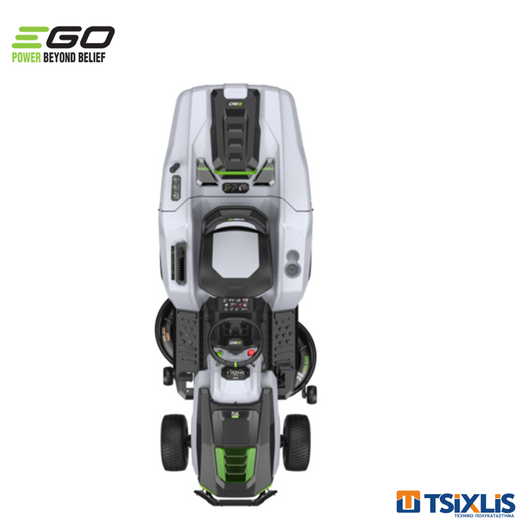 Σετ Χλοοκοπτικό Τρακτέρ EGO TR3800E-B+ Μπαταρία EGO BA2800E 5.0Ah & BA5600ΤE 10,0Ah + Ταχυφορτιστής EGO CHV1600E + Κάδος Συλλογής 300L - (025-168)