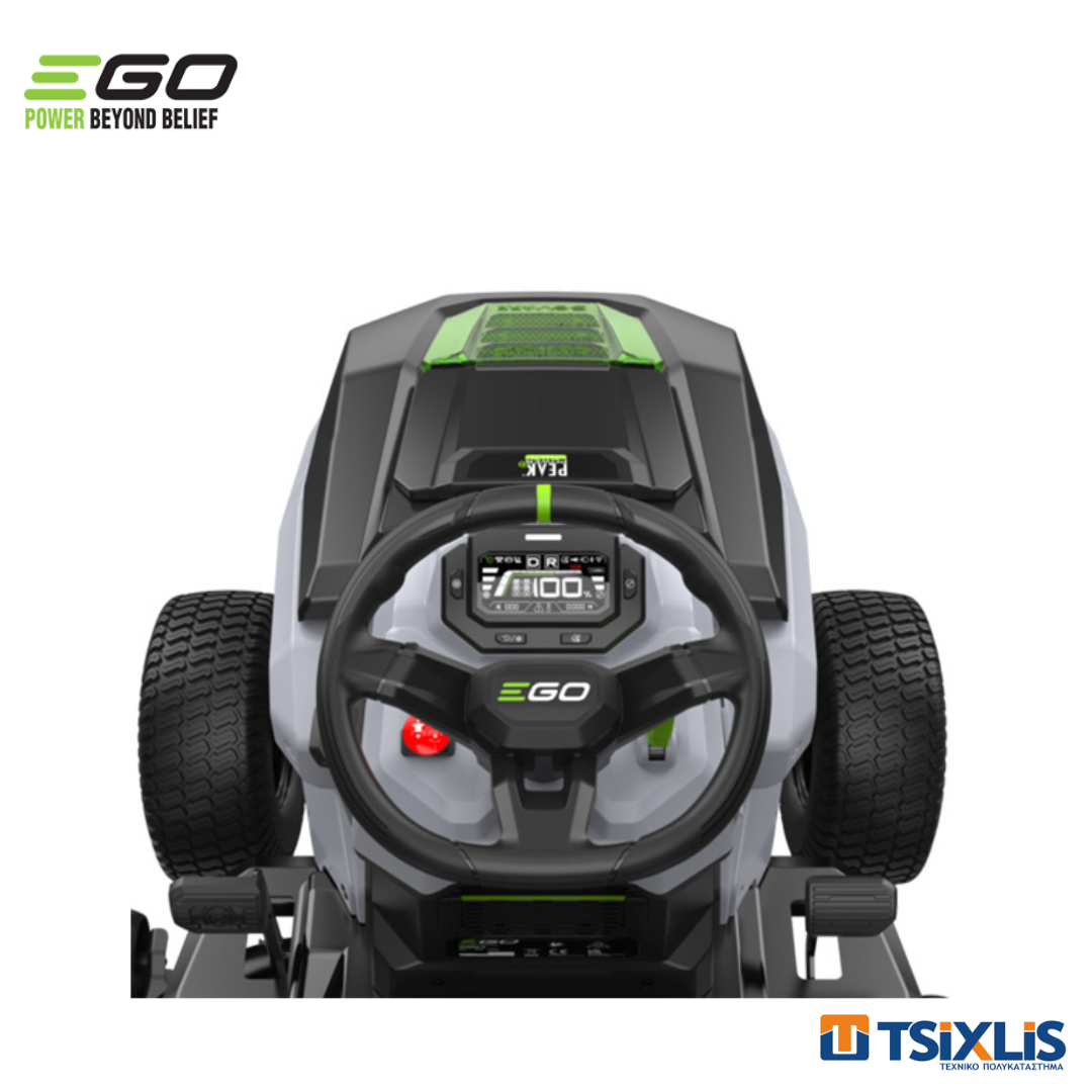 Σετ Χλοοκοπτικό Τρακτέρ EGO TR3800E-B+ Μπαταρία EGO BA2800E 5.0Ah & BA5600ΤE 10,0Ah + Ταχυφορτιστής EGO CHV1600E + Κάδος Συλλογής 300L - (025-168)