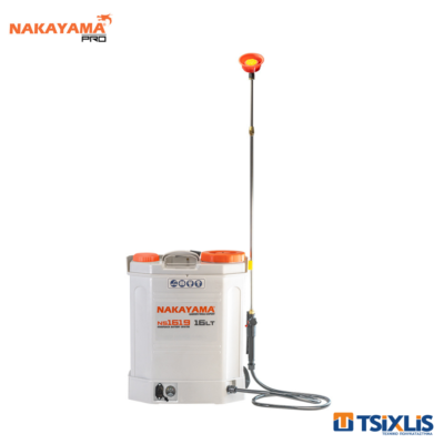 Ψεκαστήρας Πλάτης Μπαταρίας Li-ion 12v/8Ah NAKAYAMA 16Lt NS1619