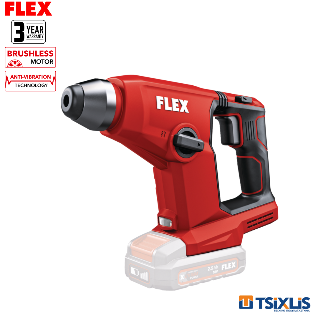 Περιστροφικό Πιστολέτο Flex Μπαταρίας 18V FHE 1-16 18.0-EC C Solo - (531311)