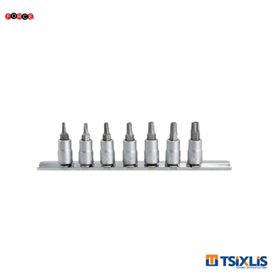 Σετ Καρυδάκια ALLEN TORX 1/4" Πολύσφηνα FORCE