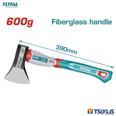 Τσεκούρι TOTAL Με Πλαστική Λαβή 600gr - (THAX061600)