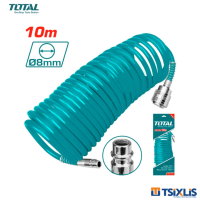 Λάστιχο Αέρος TOTAL Σπιράλ 10m - (THT11101)