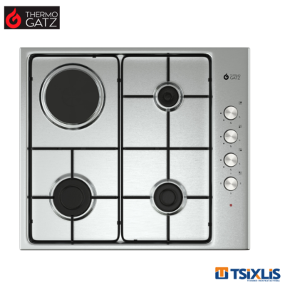 Εντοιχιζόμενη Εστία Μικτή THERMOGATZ TGS 9211 IX