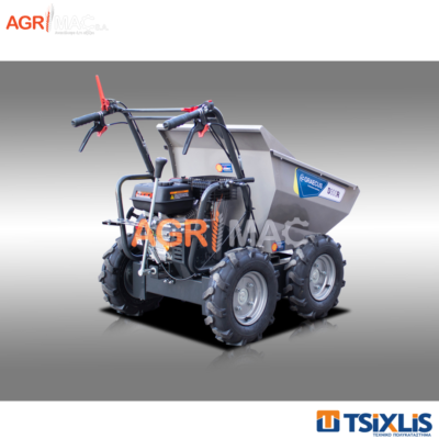 Μεταφορικό Καρότσι AGRIMAC 300kg GRAECUS D300R & Κινητήρα LONCIN 6.5hp