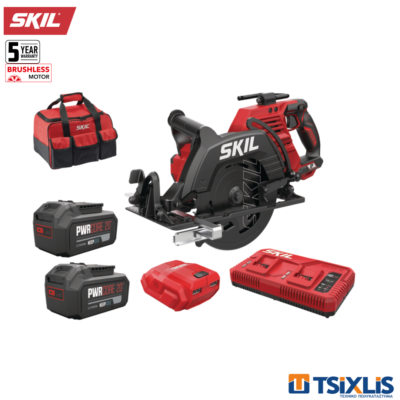 Σετ Δισκοπρίονο XP Μπαταρίας 20V / 184mm SKIL 3572EA & Μπαταρίες 2x4,0Ah & Ταχυφορτιστής 6.0Α - (SW1E3572EA)