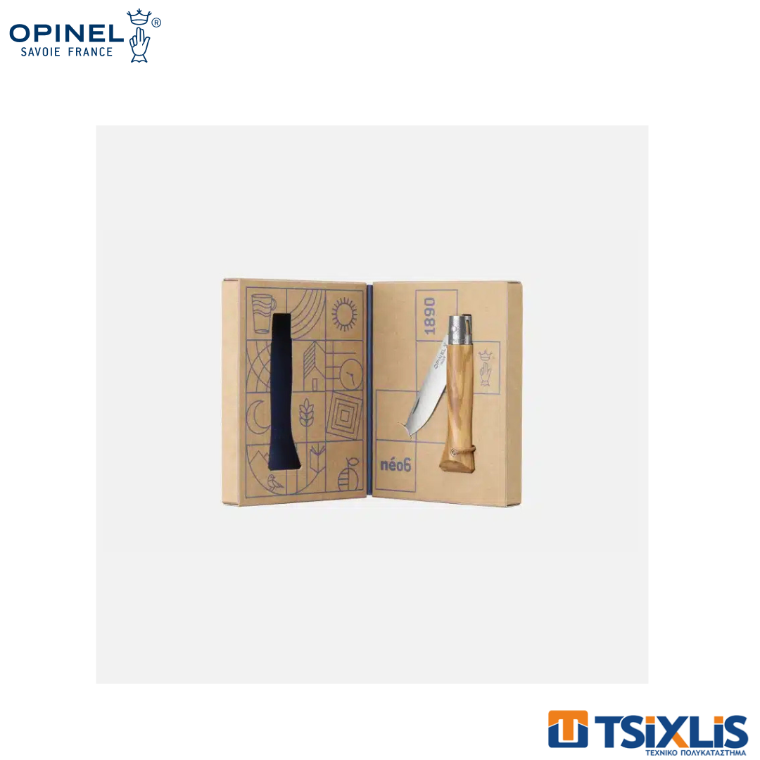 Σουγιάς Opinel Opiflex Inox Με Λαβή Από Ξύλο Ελιάς - Νο.6