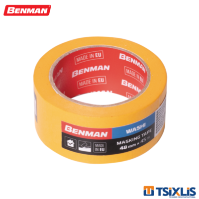 Ταινία Μασκαρίσματος BENMAN 45m x 30mm Πορτοκαλί - (35234)