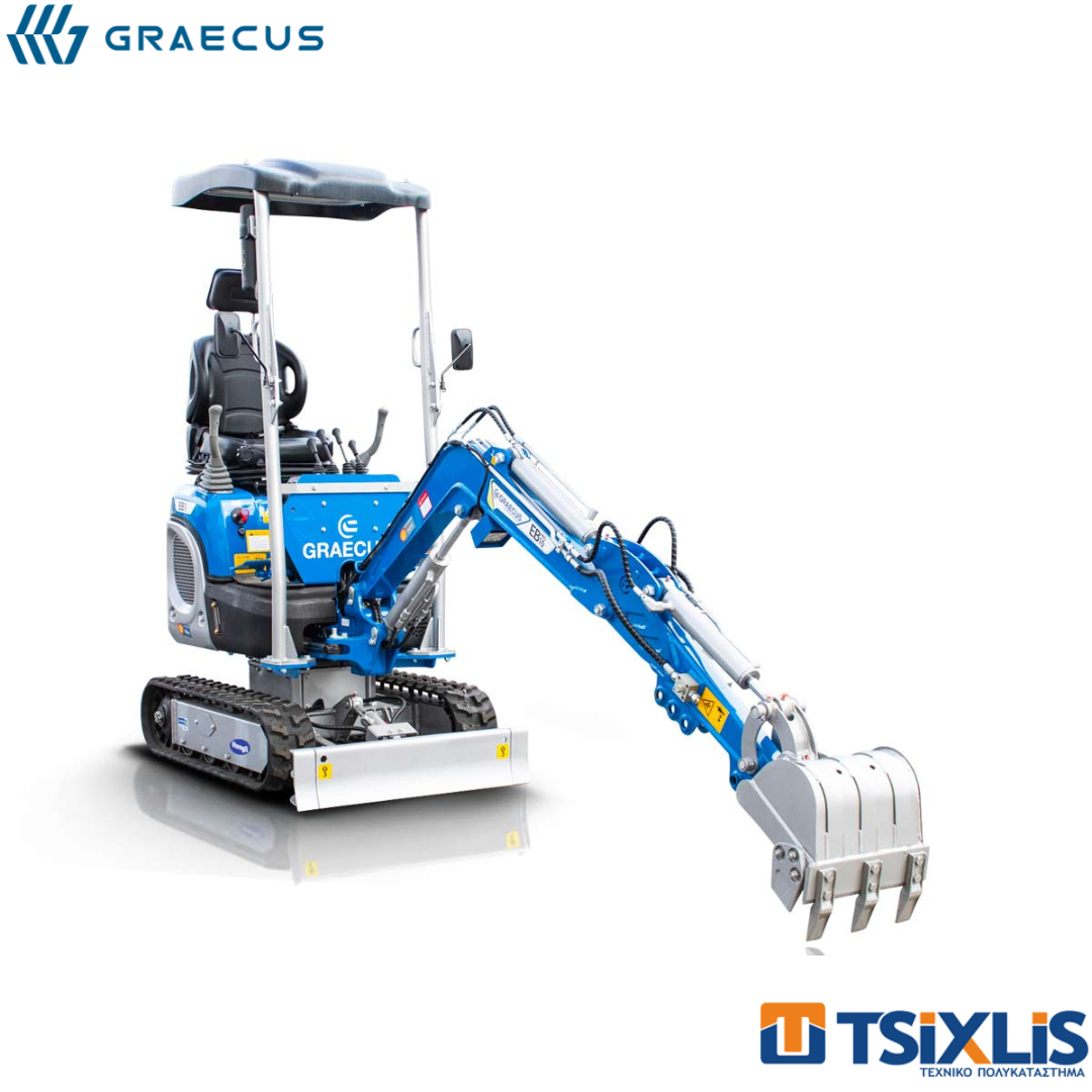 Εκσκαφέας Ερπυστριοφόρος AGRIMAC 1Τ GRAECUS EB10-PRO & Κινητήρας DIESEL KOOP 10hp KD192