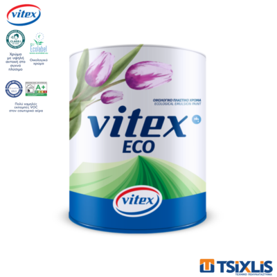 Πλαστικό Οικολογικό Χρώμα VITEX ECO Λευκό 3L
