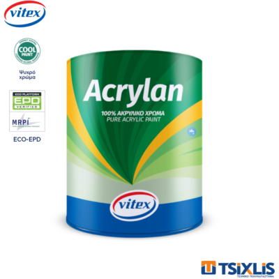 Ακρυλικό Χρώμα VITEX ACRYLAN Λευκό 980ml