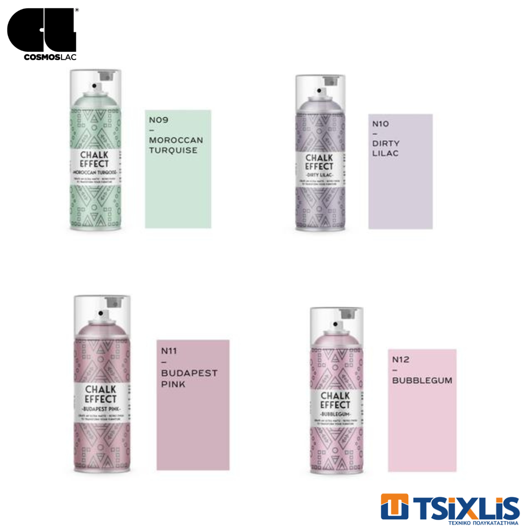 Spray Budapest Pink COSMOS LAC CHALK EFFECT No11 400ml