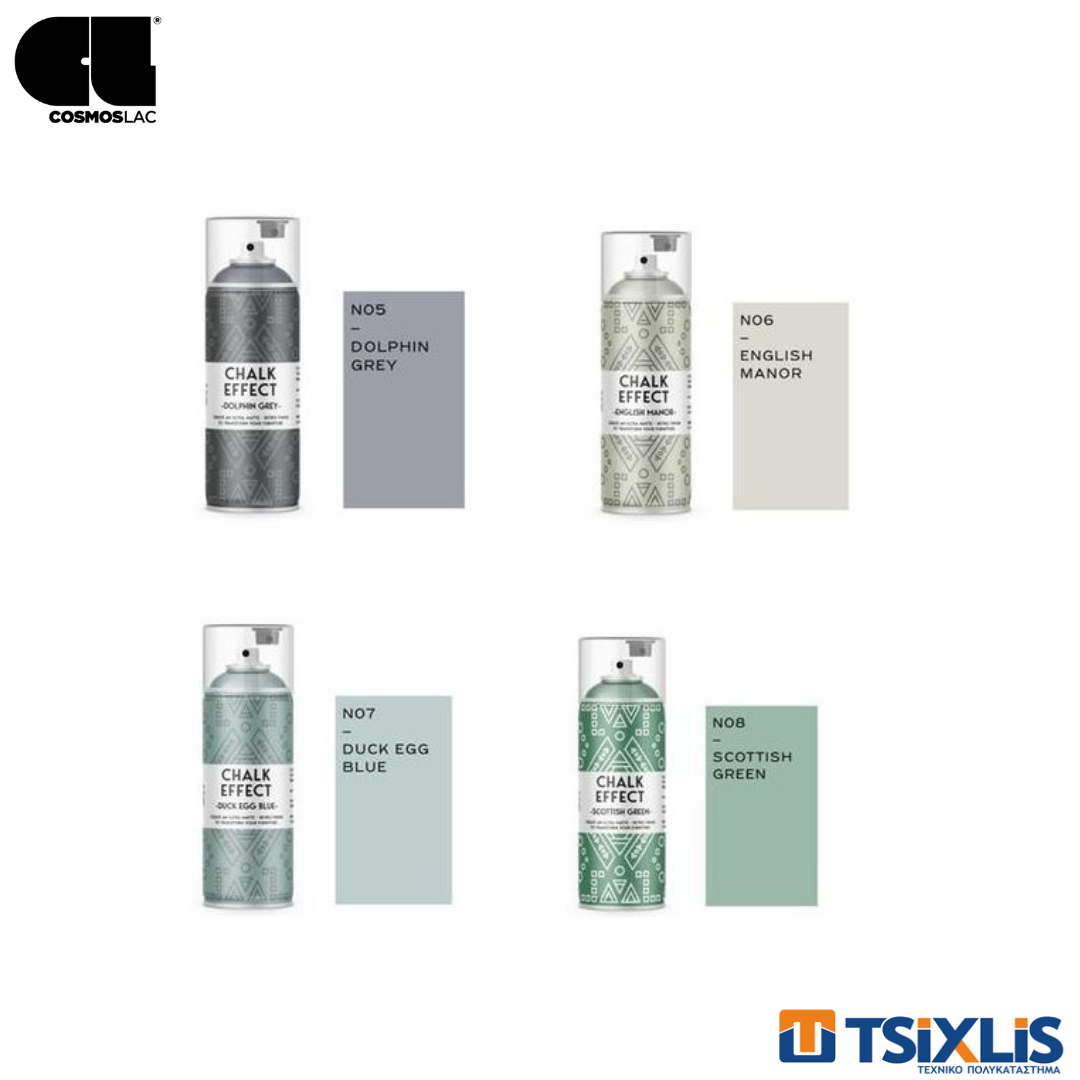 Spray Duck Egg Blue COSMOS LAC CHALK EFFECT No07 400ml