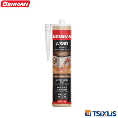 Ακρυλικός Στόκος Ξύλου A380 300ml BENMAN Δρυς - (73191)
