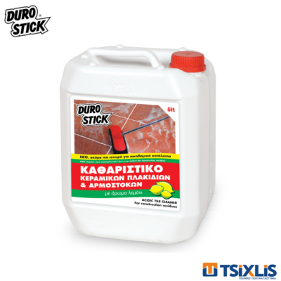 Όξινο Καθαριστικό Πλακιδίων & Αρμόστοκων DUROSTICK 5Lt