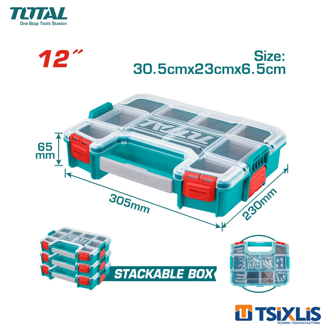Ταμπακιέρα Εργαλείων 12" TOTAL - (TPBX1121)