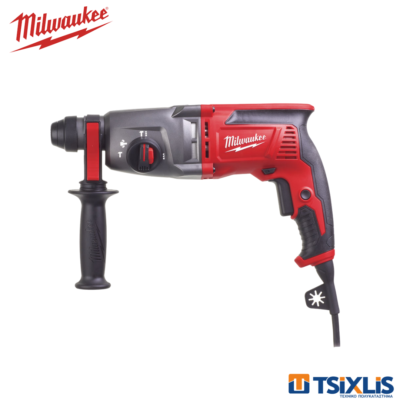 Περιστροφικό Σκαπτικό Πιστολέτο MILWAUKEE SDS PLUS 800W/2.4j PH26T
