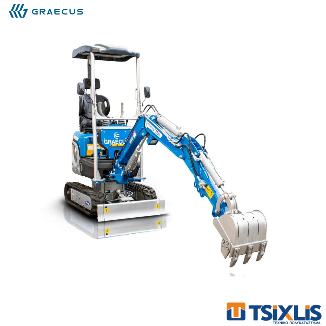 Εκσκαφέας Ερπυστριοφόρος AGRIMAC 1000KG GRAECUS EB10-XL & Κινητήρας DIESEL KOOP 12hp KD192