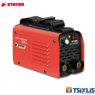Ηλεκτροσυγκόλληση Inverter MMA STAYER 160A CITYWORK - (CITYWORK160)