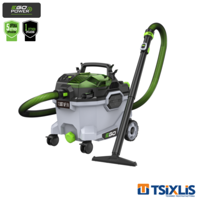 Σκούπα Μπαταρίας 56v | 34L Υγρών & Στερεών EGO POWER WDV0900E SOLO - (025-186)