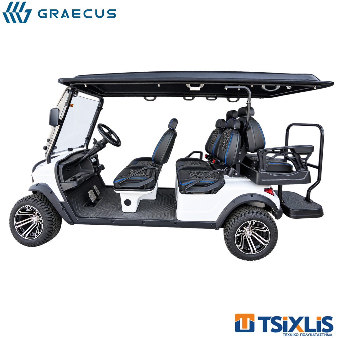 Ηλεκτρικό Όχημα Μεταφοράς 48v GRAECUS 105Ah GOLF CART HELIOS 4+2