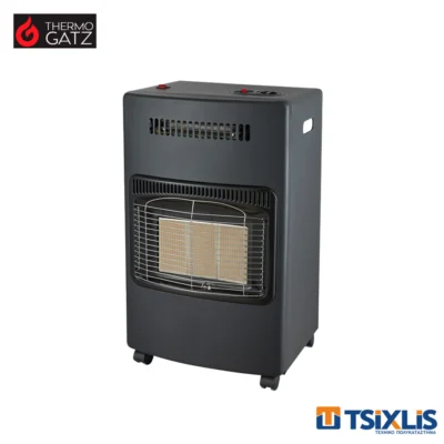 Σόμπα Υγραερίου Με Αερόθερμο 1500W THERMOGATZ 4.2KW TG-5600 TURBO BLACK